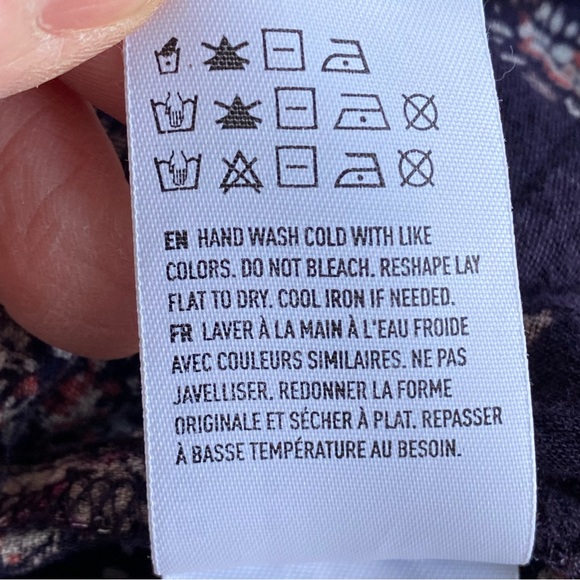 American Eagle Outfitters Boho Hippie Print Tiered Baby Doll Mini Dress Top - Picture 12 of 14